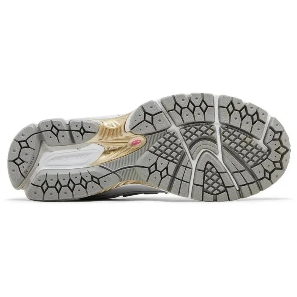 New Balance Women's White Pink Gold 1906R Running Shoes